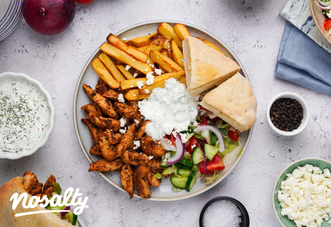 Házi gyros pitával
